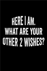 Here I Am. What Are Your 2 Other Wishes?