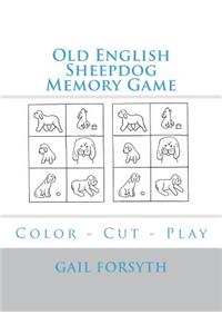 Old English Sheepdog Memory Game