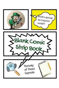 Blank Comic Strip Book