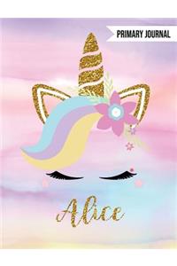 Alice Primary Journal