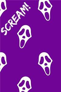 Scream Mask Pattern Journal