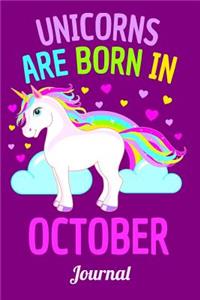 Unicorns Are Born in October Journal