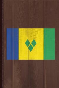 Saint Vicent and the Grenadines Flag Journal Notebook