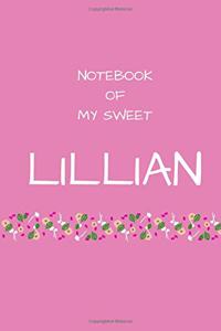 Notebook of my sweet Lillian