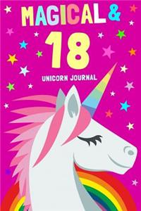 Magical & 18 Unicorn Journal
