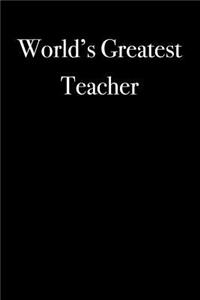 World's Greatest Teacher