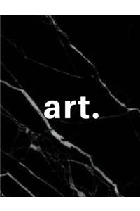 Art - Large Sketch Book / Blank Notebook