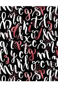 My Big Fat Journal Notebook Sparkly Letters Pattern 7