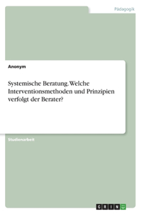 Systemische Beratung. Welche Interventionsmethoden und Prinzipien verfolgt der Berater?