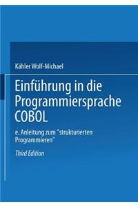 Einführung in Die Programmiersprache COBOL