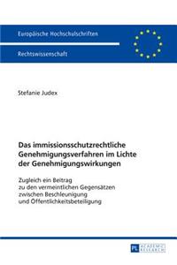 immissionsschutzrechtliche Genehmigungsverfahren im Lichte der Genehmigungswirkungen