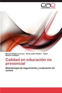 Calidad En Educacion No Presencial