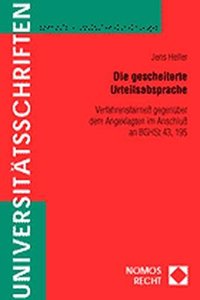 Die Gescheiterte Urteilsabsprache