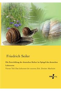 Die Entwicklung der deutschen Kultur im Spiegel des deutschen Lehnworts