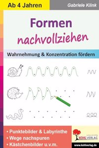Formen nachvollziehen: Wahrnehmung & Konzentration fordern