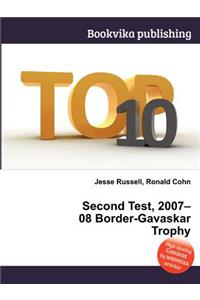 Second Test, 2007-08 Border-Gavaskar Trophy
