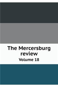 The Mercersburg Review Volume 18