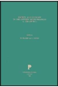 Society and Economy in the Eastern Mediterranean (1500-1000 B.C.)