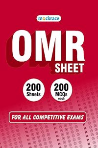 OMR Sheet for all competitive exams - 200 sheets, 200 MCQs each