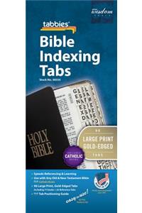 Bible Tab-OT & NT Gld Cath