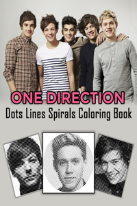 ONE DIRECTION Dots Lines Spirals Coloring Book