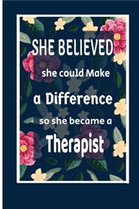 She Believed She Could Make a Difference So She Became a Therapist