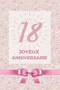 18 ans joyeux anniversaire