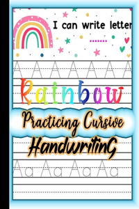 Rainbow Practicing Cursive Handwriting