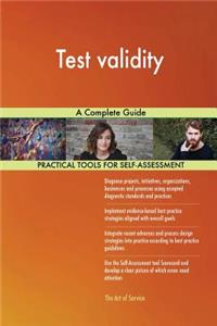 Test validity A Complete Guide