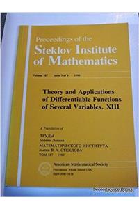 Theory And Applications Of Differentiable Functions Of Several Variables. Xiii