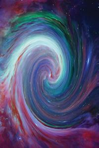 Outer Space Composition Notebook Spiral Galaxy, Wide Ruled