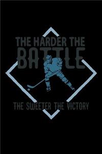 The harder the battle, the sweeter the victory