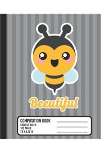 Beeutiful Composition Book