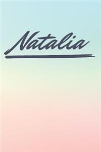 Natalia: Personalized Natalia Journal / Birthday Gift / Greeting Card / Diary Name Gift Alternative