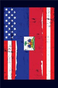 Haitian American Flag Notebook