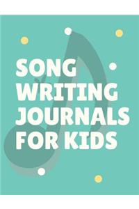 Song Writing Journals for Kids