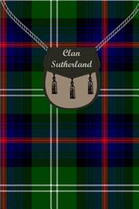 Clan Sutherland Tartan Journal/Notebook