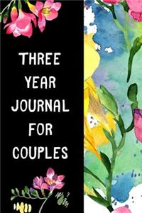 Three Year Journal For Couples