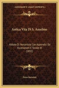 Antica Vita Di S. Anselmo