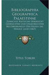 Bibliographia Geographica Palaestinae