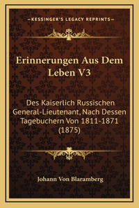 Erinnerungen Aus Dem Leben V3