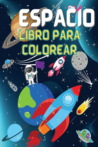 Libro para colorear del espacio