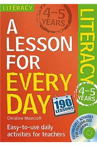 Lesson for Every Day: Literacy Ages 4-5