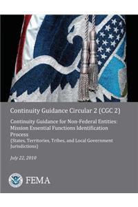 Continuity Guidance Circular 2 (CGC 2)