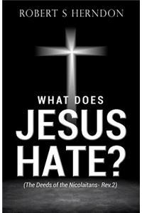What Does Jesus Hate?