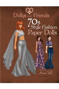 Dollys and Friends 70s Style Fashion Paper Dolls
