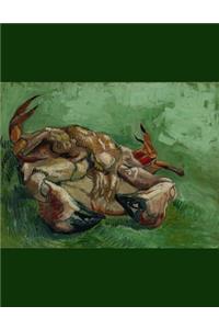 A Crab on Its Back, Vincent Van Gogh. Blank Journal
