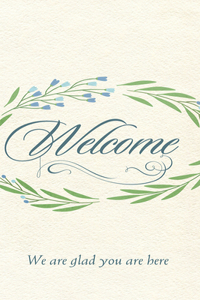 Guest Card - Welcome We Are Glad You Are Here (Package of 50)