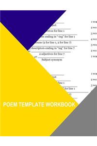 Poem Template Workbook