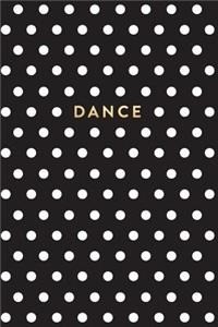 Black and White Polka Dot Notebook